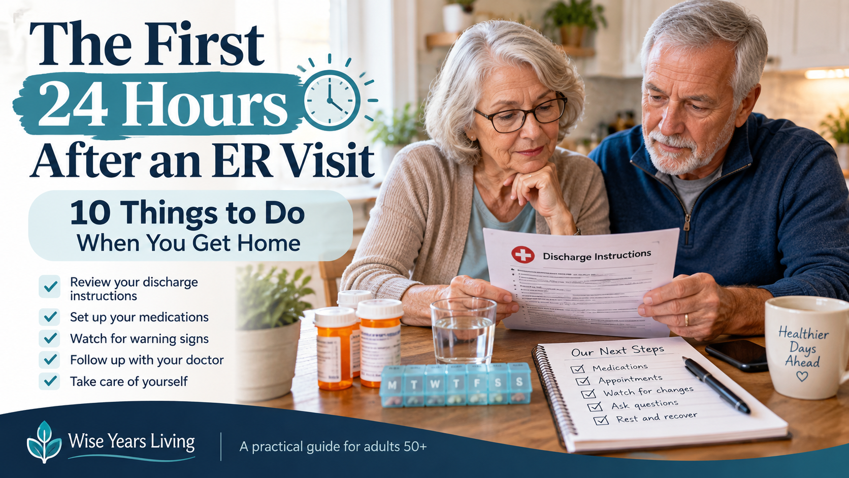 10 Things to Do in the First 24 Hours After an ER Visit