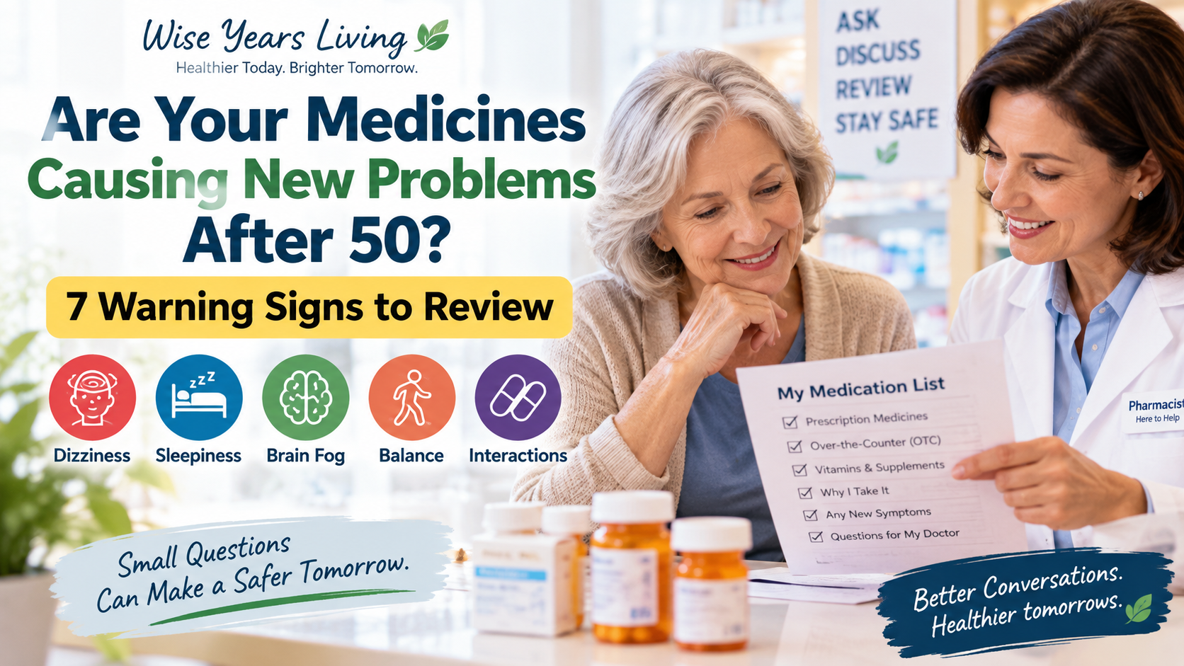 Are Your Medicines Causing New Problems After 50? 7 Warning Signs to Review