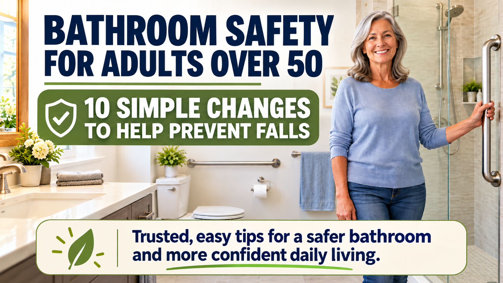 Bathroom Safety for Adults Over 50: 10 Simple Changes to Help Prevent Falls