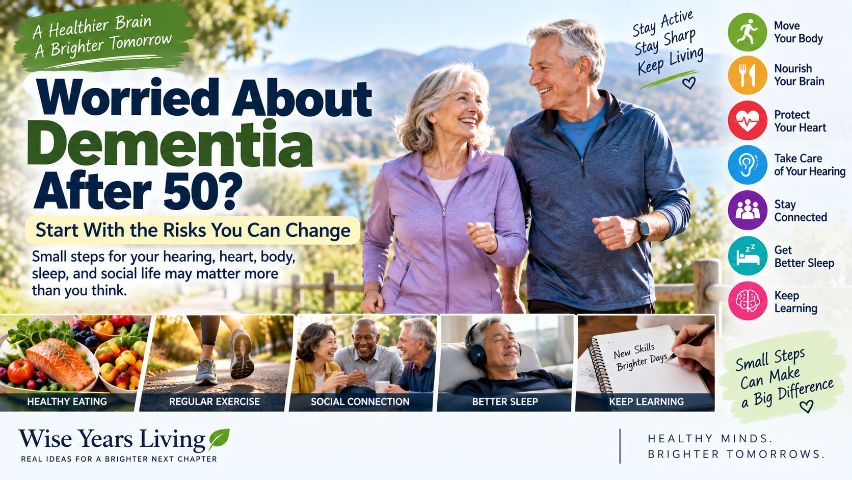 Worried About Dementia After 50? Start With the Risks You Can Change