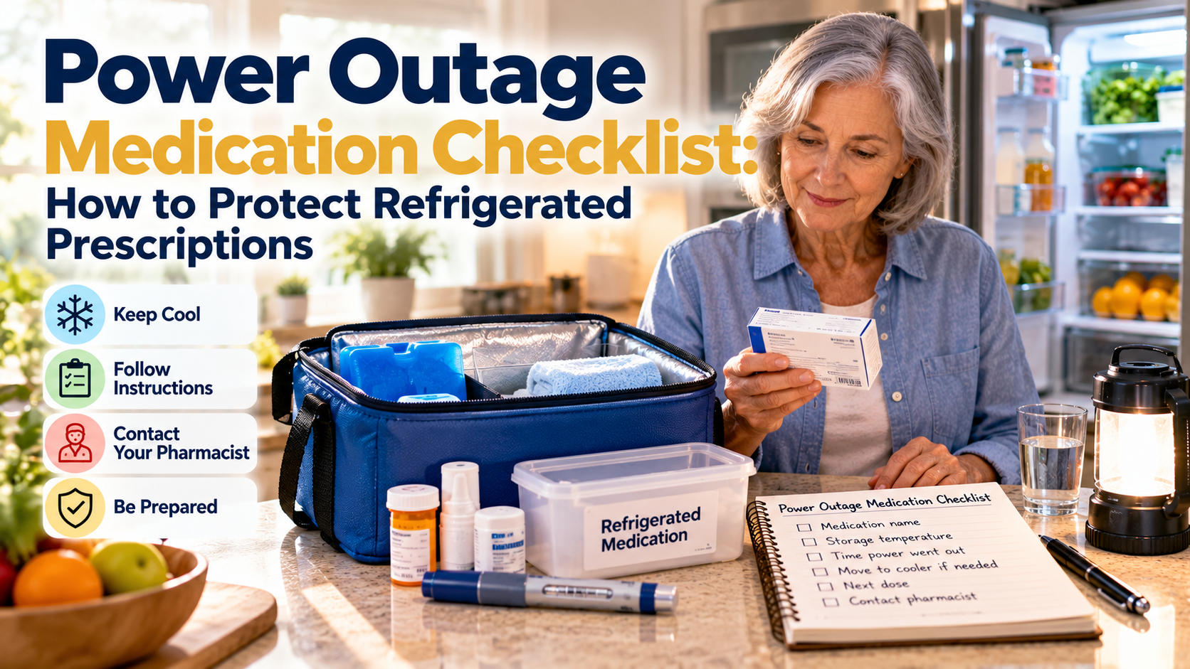 Power Outage Medication Checklist: How to Protect Refrigerated Prescriptions