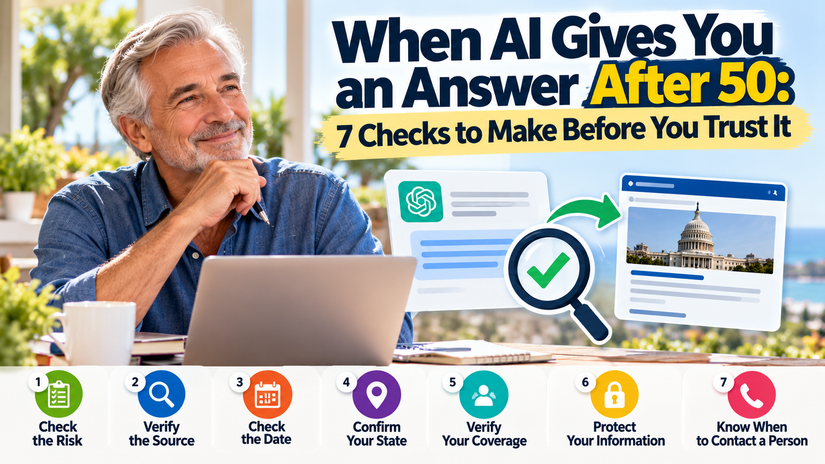 When AI Gives You an Answer After 50: 7 Checks to Make Before You Trust It